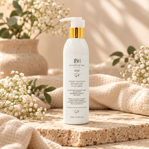 Crème Douceur Bébé au Beurre de Karité Pur (250ml)