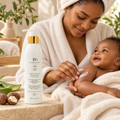 Crème Douceur Bébé au Beurre de Karité Pur (250ml)